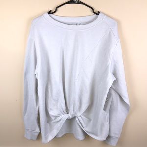 NWT Z by Zella Women’s Gray Knot Front Sweatshirt